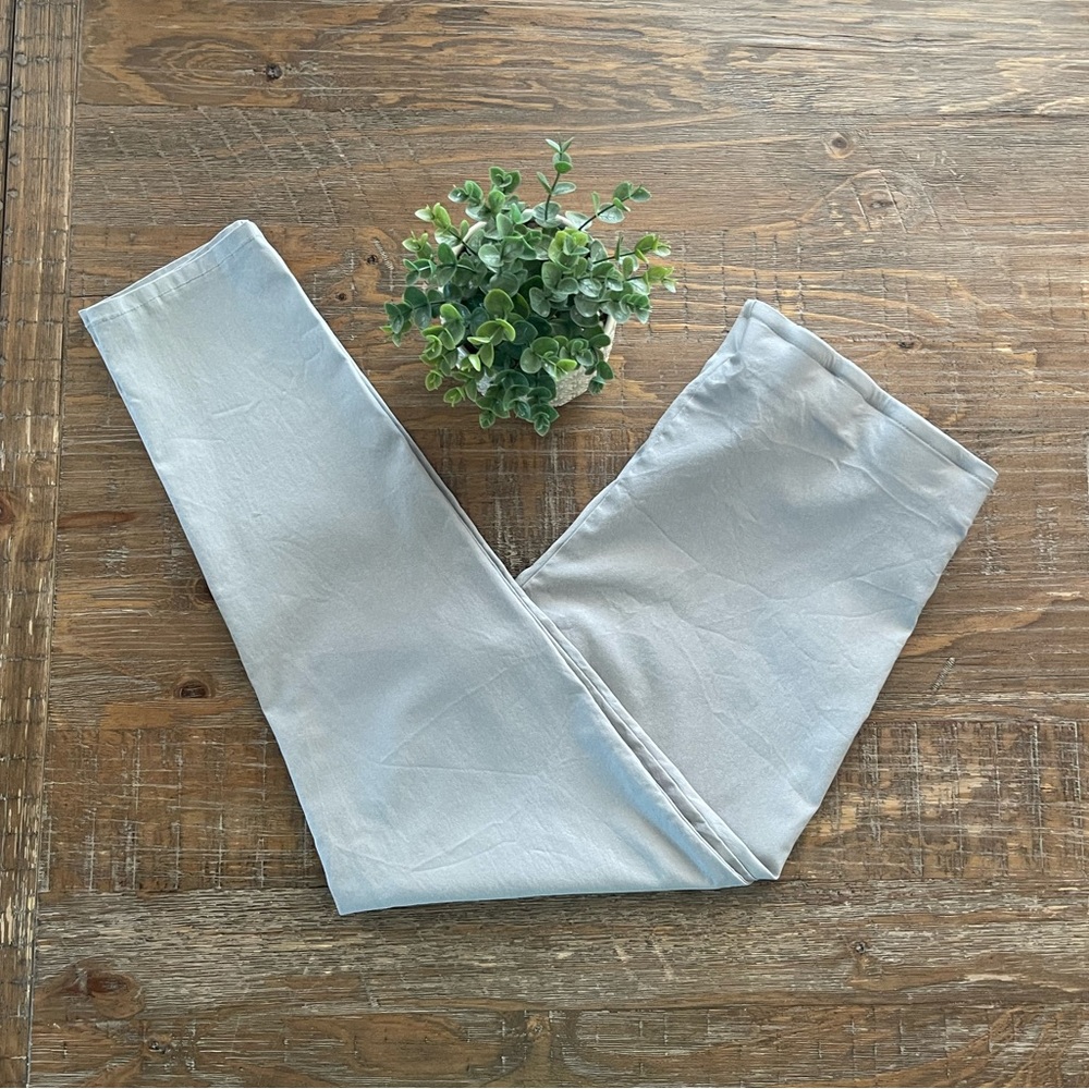 Lily Morgan Light Gray Pull On Dress Pants Size XL